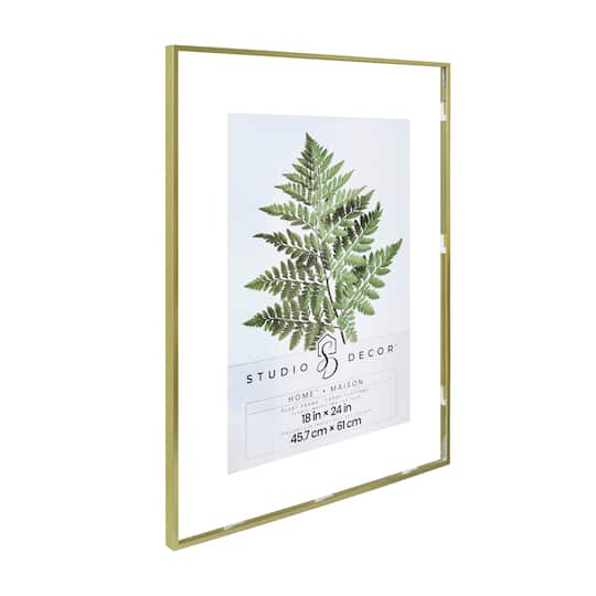6 Pack: Home™ Gold Metal Float Frame by Studio Décor